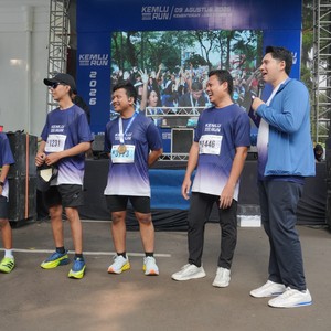 Race photo from KEMLU RUN 2026