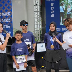 Race photo from KEMLU RUN 2026