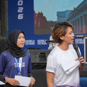 Race photo from KEMLU RUN 2026