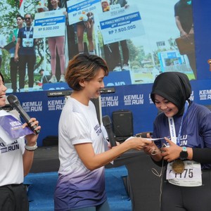 Race photo from KEMLU RUN 2026