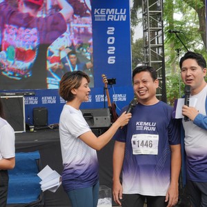 Race photo from KEMLU RUN 2026