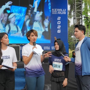 Race photo from KEMLU RUN 2026