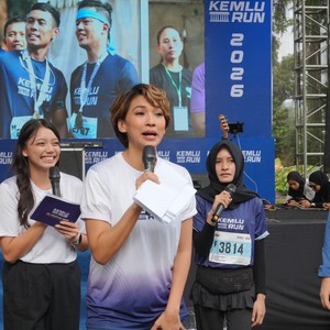Race photo from KEMLU RUN 2026