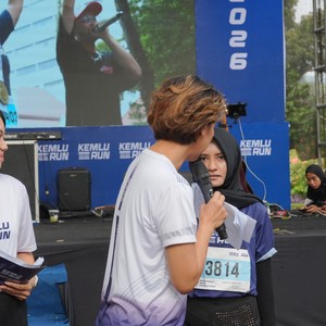 Race photo from KEMLU RUN 2026
