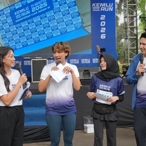 Race photo from KEMLU RUN 2026