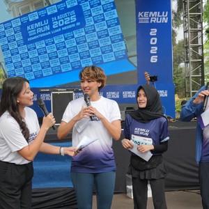 Race photo from KEMLU RUN 2026