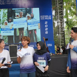 Race photo from KEMLU RUN 2026