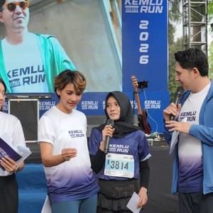 Race photo from KEMLU RUN 2026
