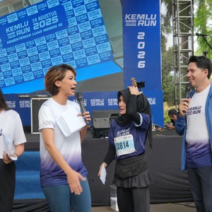 Race photo from KEMLU RUN 2026