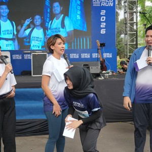 Race photo from KEMLU RUN 2026