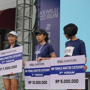 Race photo from KEMLU RUN 2026