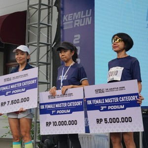 Race photo from KEMLU RUN 2026