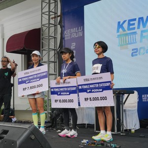 Race photo from KEMLU RUN 2026