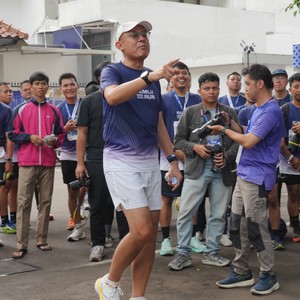 Race photo from KEMLU RUN 2026