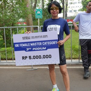 Race photo from KEMLU RUN 2026