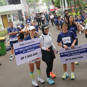 Race photo from KEMLU RUN 2026