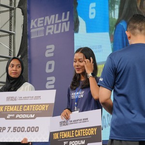 Race photo from KEMLU RUN 2026