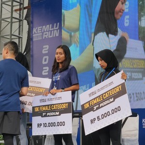 Race photo from KEMLU RUN 2026