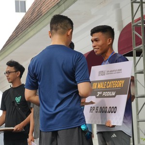 Race photo from KEMLU RUN 2026
