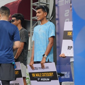 Race photo from KEMLU RUN 2026