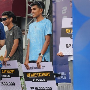 Race photo from KEMLU RUN 2026