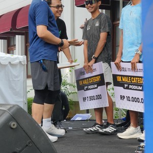 Race photo from KEMLU RUN 2026