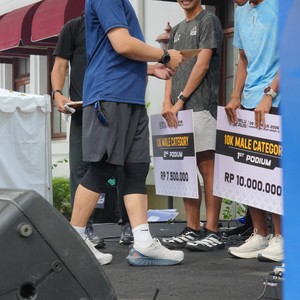 Race photo from KEMLU RUN 2026