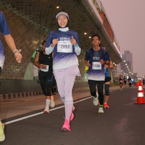 Race photo from KEMLU RUN 2026