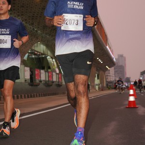Race photo from KEMLU RUN 2026