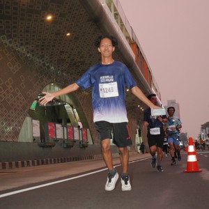 Race photo from KEMLU RUN 2026
