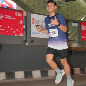 Race photo from KEMLU RUN 2026