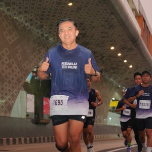 Race photo from KEMLU RUN 2026