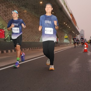 Race photo from KEMLU RUN 2026
