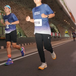 Race photo from KEMLU RUN 2026
