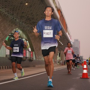 Race photo from KEMLU RUN 2026