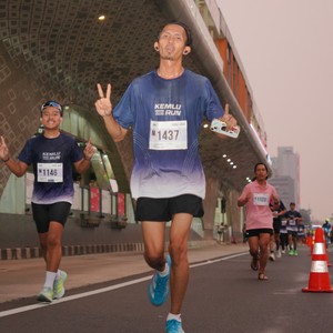Race photo from KEMLU RUN 2026