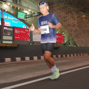 Race photo from KEMLU RUN 2026