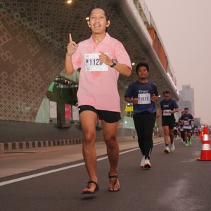 Race photo from KEMLU RUN 2026