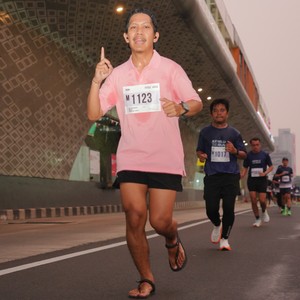 Race photo from KEMLU RUN 2026