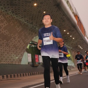 Race photo from KEMLU RUN 2026