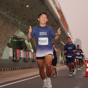 Race photo from KEMLU RUN 2026