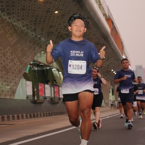 Race photo from KEMLU RUN 2026