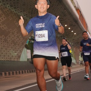 Race photo from KEMLU RUN 2026