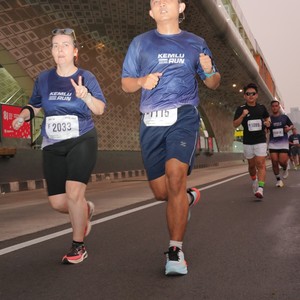 Race photo from KEMLU RUN 2026