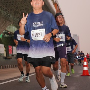 Race photo from KEMLU RUN 2026