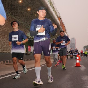Race photo from KEMLU RUN 2026