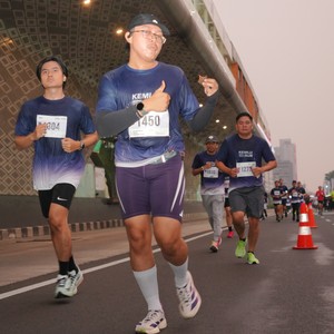 Race photo from KEMLU RUN 2026