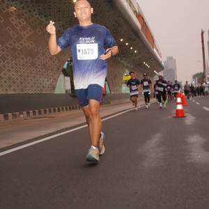 Race photo from KEMLU RUN 2026