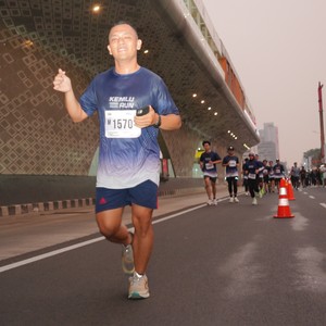 Race photo from KEMLU RUN 2026