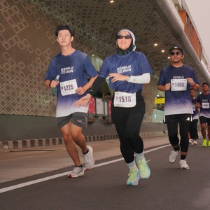 Race photo from KEMLU RUN 2026